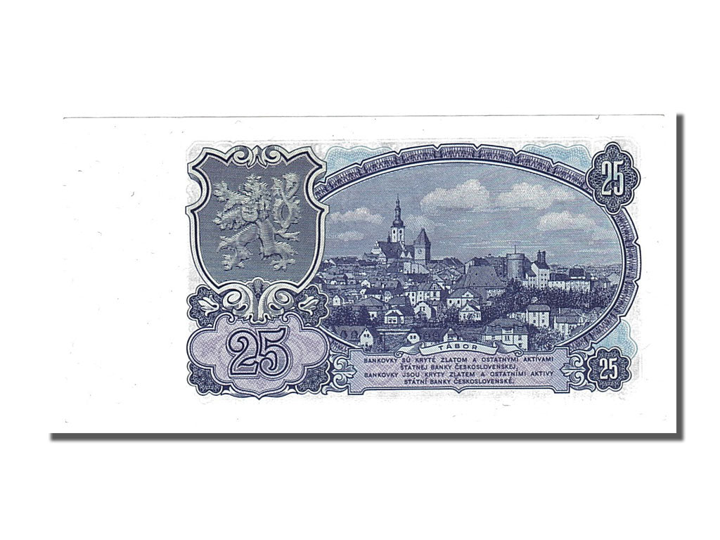 Banknote, Czechoslovakia, 25 Korun, 1953, UNC(65-70)