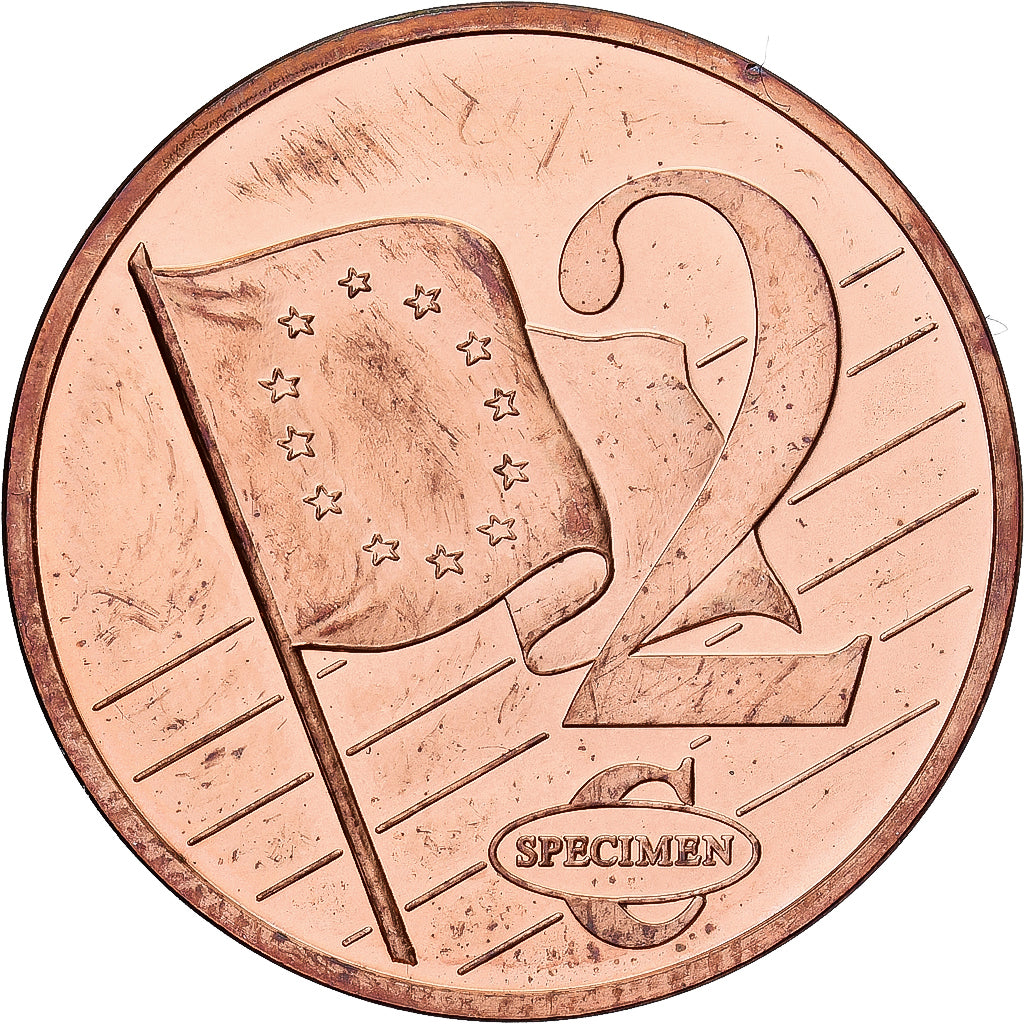 Monaco, Medal, 2 C, Essai Trial, 2005, MS(65-70), Copper