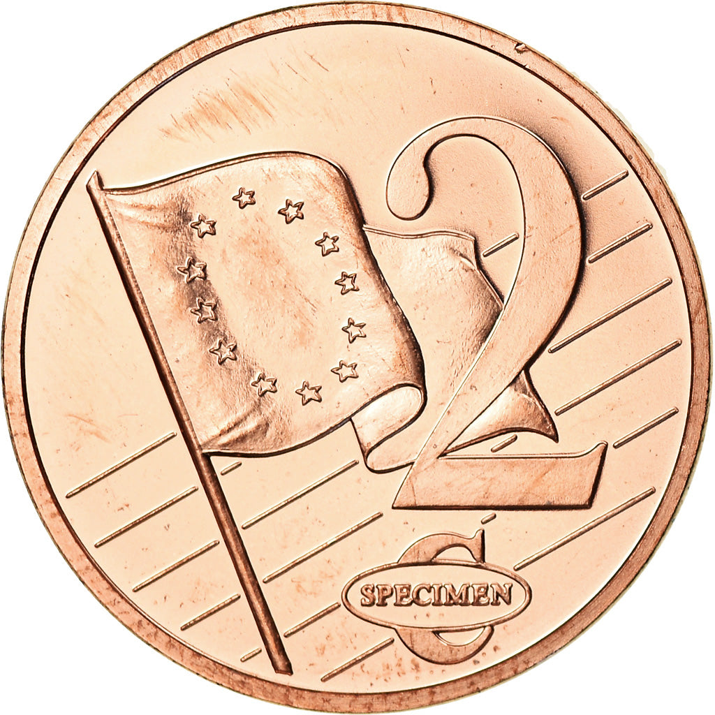 Monaco, Medal, 2 C, Essai Trial, 2005, MS(65-70), Copper