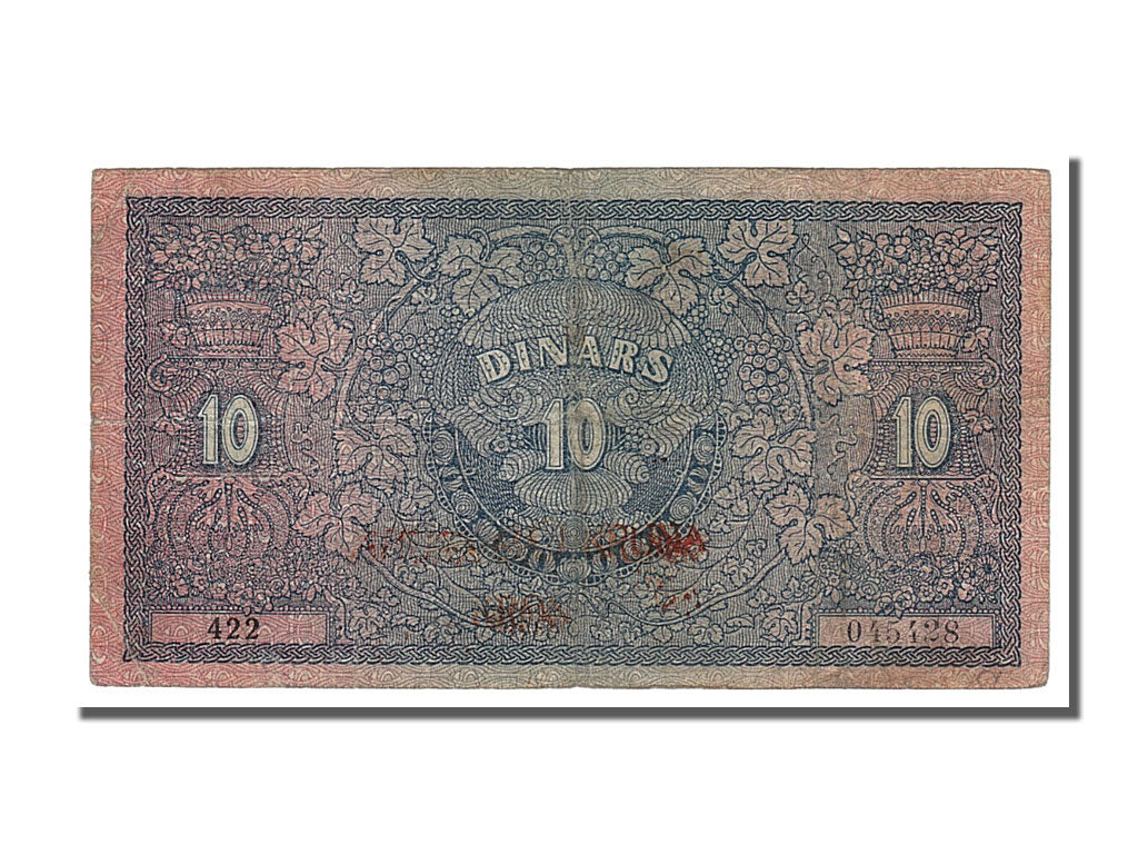 Billet, Yougoslavie, 40 Kronen on 10 Dinara, 1919, 1919-02-01, TTB