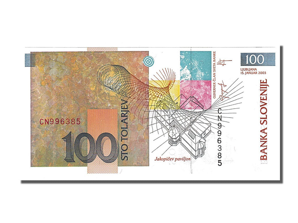 Banknote, Slovenia, 100 Tolarjev, 2003, UNC(65-70)
