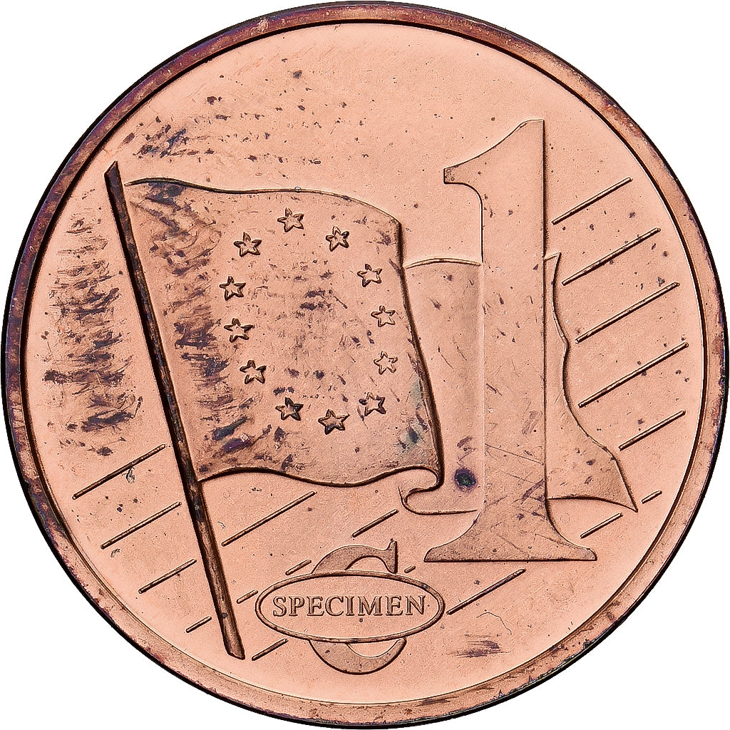 Monaco, Medal, 1 C, Essai Trial, 2005, MS(65-70), Copper