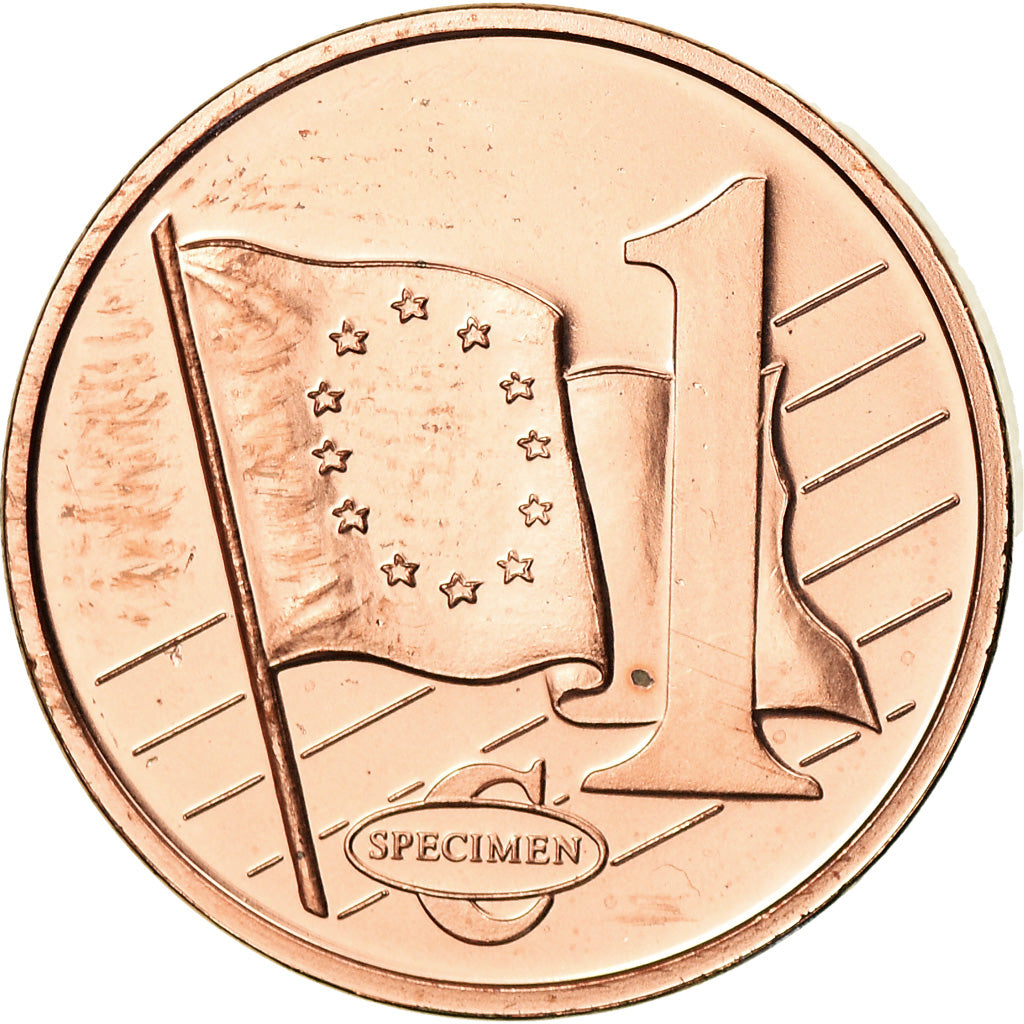 Monaco, Medal, 1 C, Essai Trial, 2005, MS(65-70), Copper