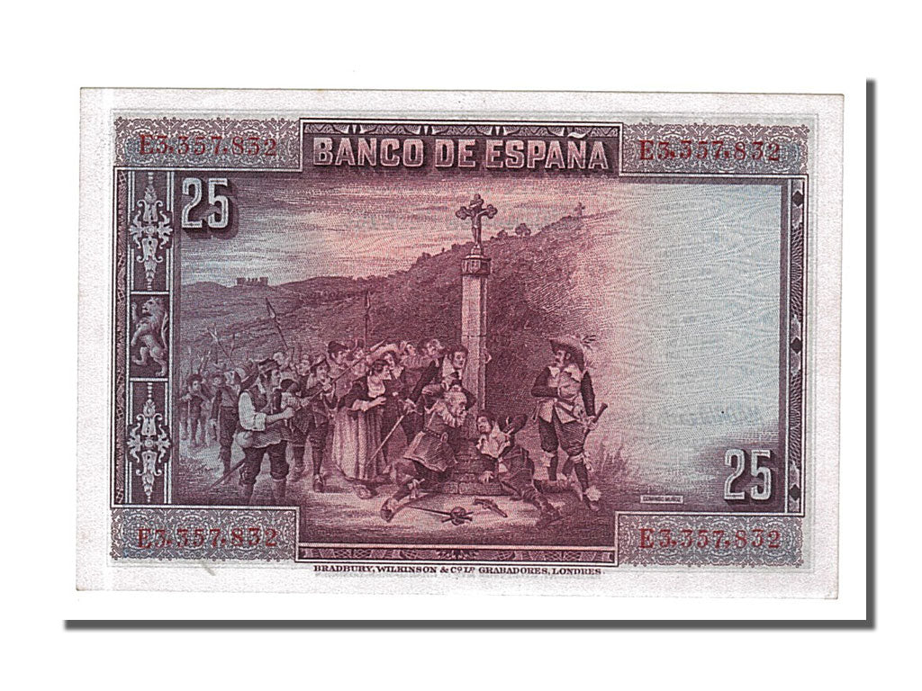 Banconote, Spagna, 25 Pesetas, 1928, 1928-08-15, FDS