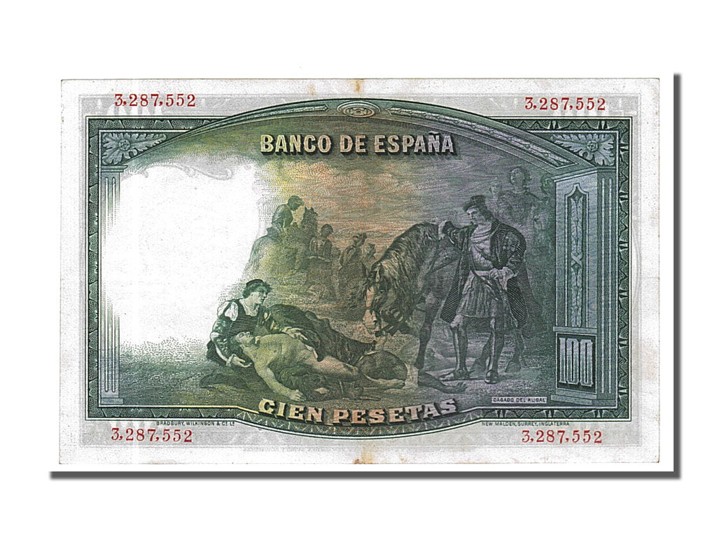 Geldschein, Spanien, 100 Pesetas, 1931, 1931-04-25, VZ