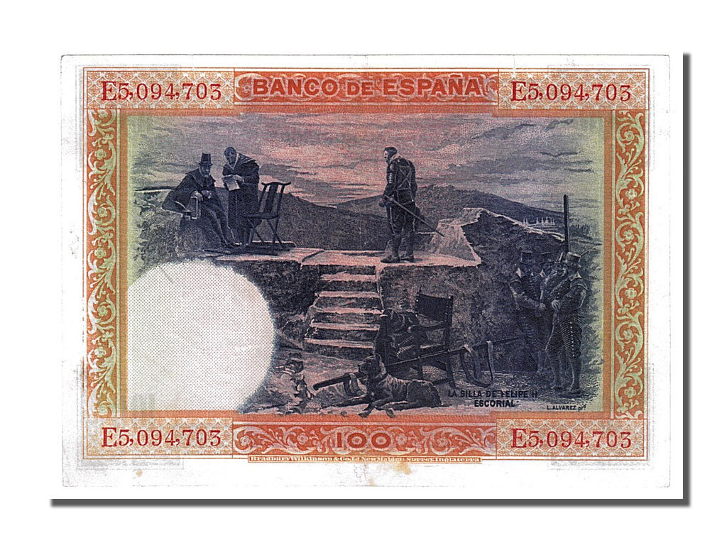 Banknote, Spain, 100 Pesetas, 1925, 1925-07-01, AU(55-58)