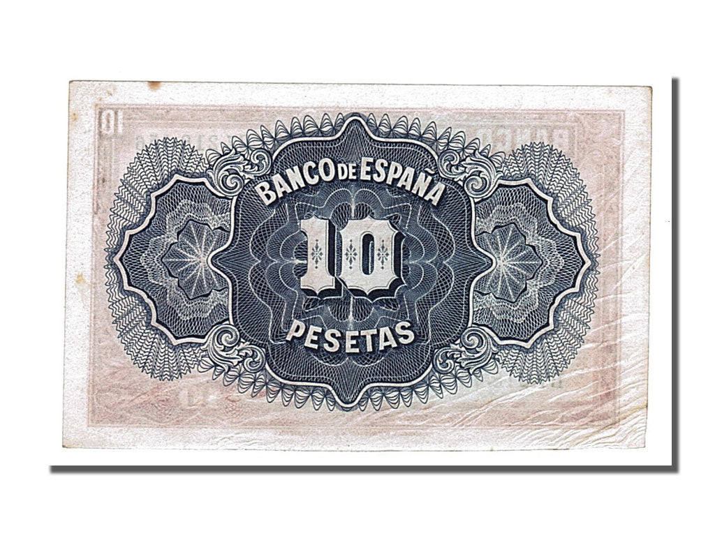 Geldschein, Spanien, 10 Pesetas, 1935, VZ