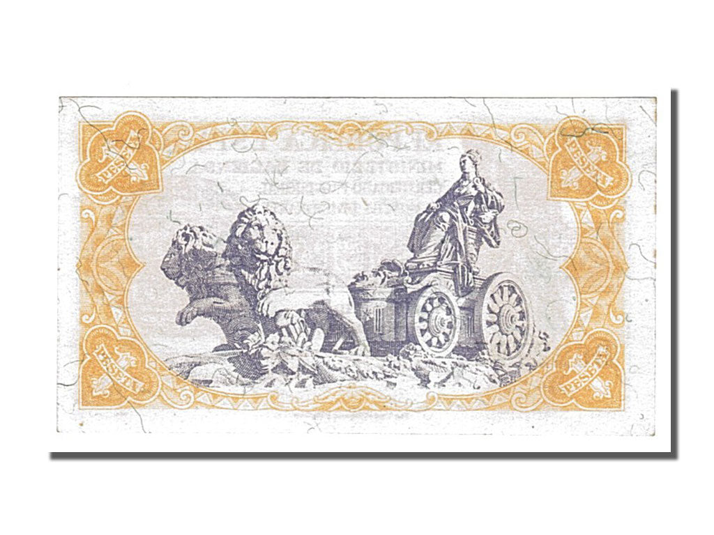 Billete, 1 Peseta, 1937, España, SC