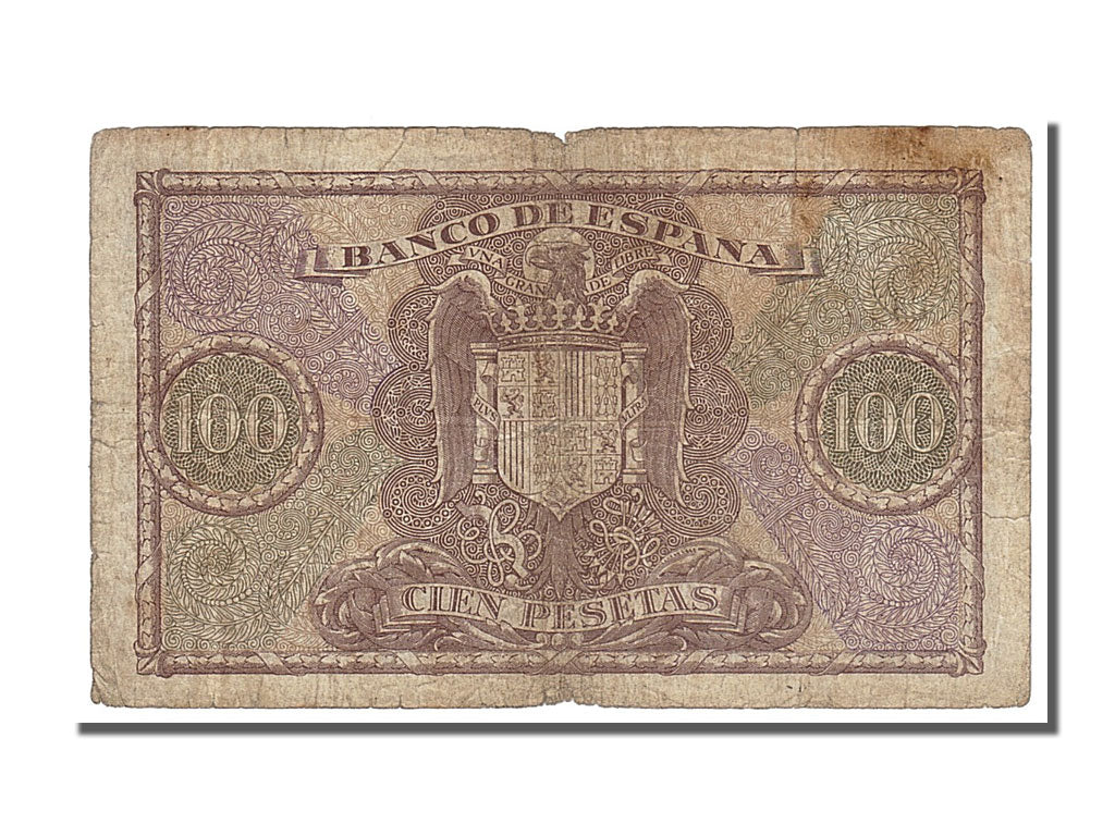 Billete, 100 Pesetas, 1940, España, 1940-01-09, BC