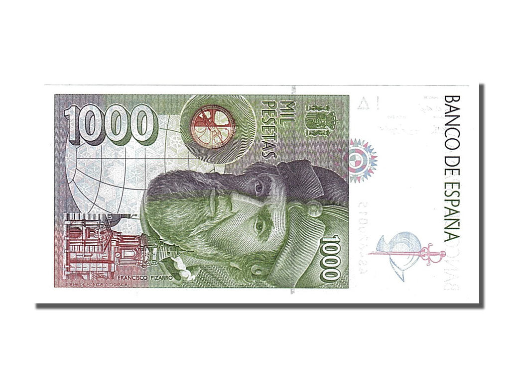Banknot, Hiszpania, 1000 Pesetas, 1992, 1992-10-12, UNC(65-70)
