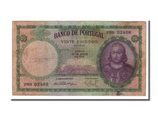 Banconote, Portogallo, 20 Escudos, 1951, 1951-06-26, MB+