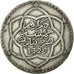 Coin, Morocco, 'Abd al-Hafiz, 1/2 Rial, 5 Dirhams, 1911, bi-Bariz, Paris