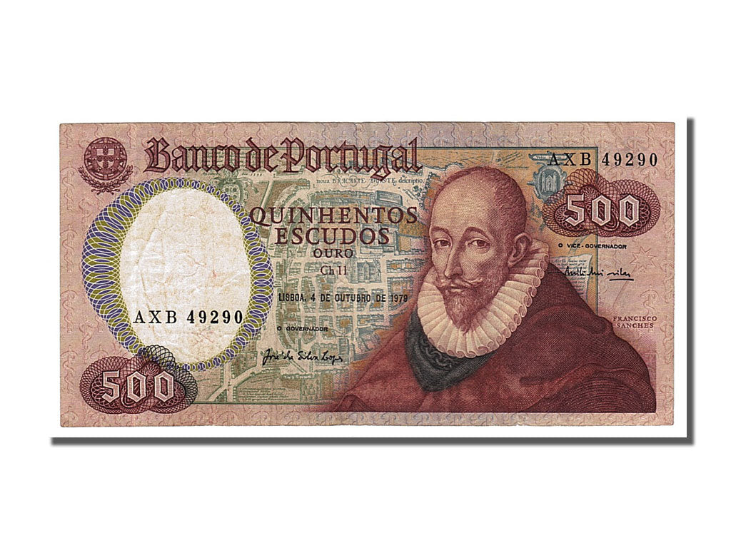 Banknote, Portugal, 500 Escudos, 1979, 1979-10-04, EF(40-45)