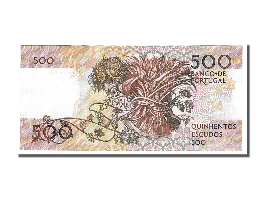Banknote, Portugal, 500 Escudos, 1992, 1992-02-13, UNC(63)
