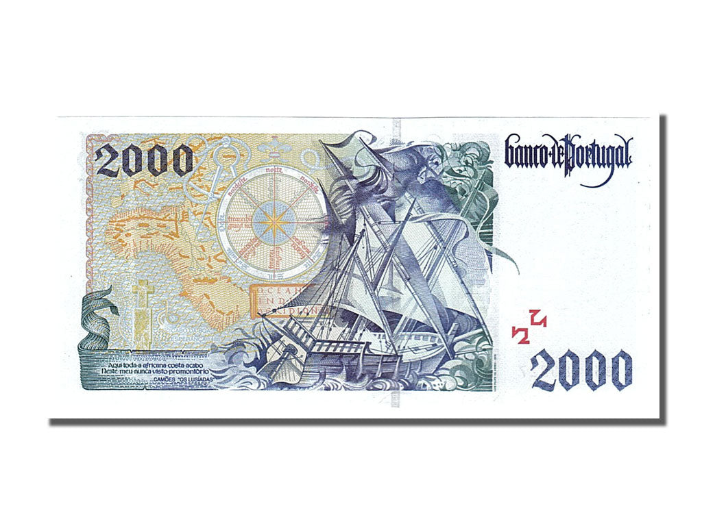 Banknote, Portugal, 2000 Escudos, 1997, 1997-09-11, UNC(65-70)
