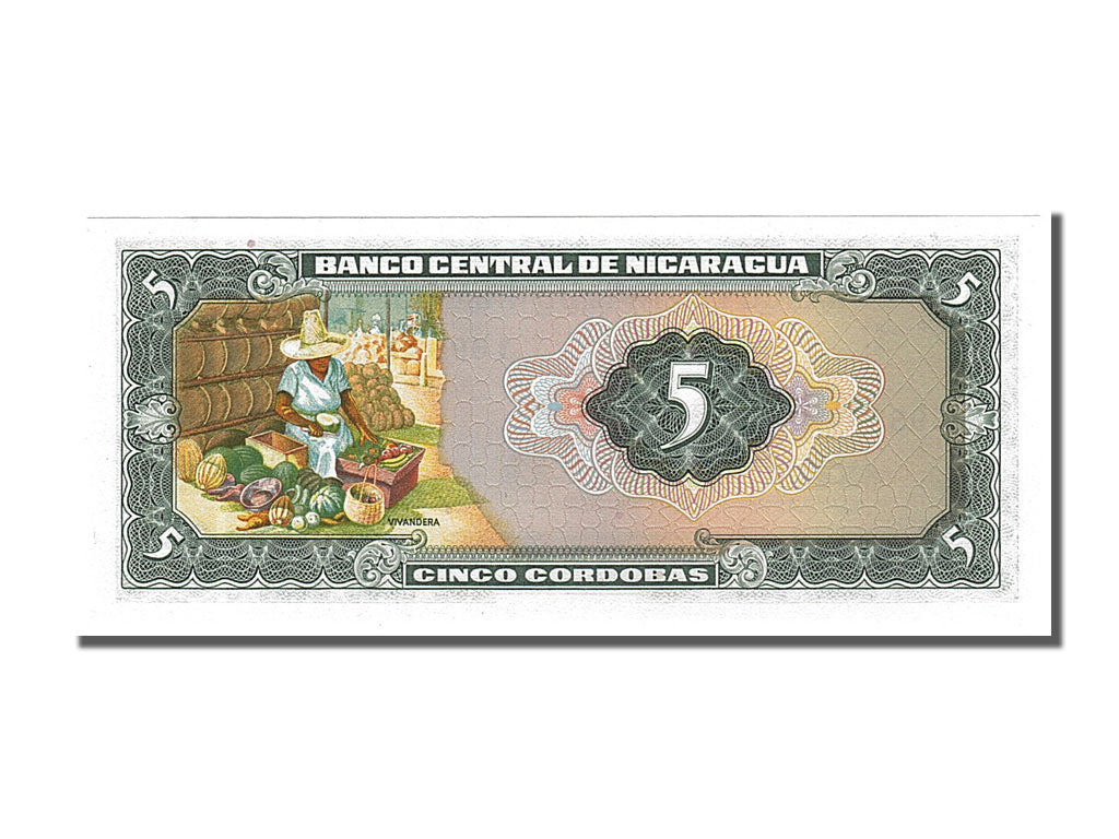 Banknote, Nicaragua, 10 Cordobas, 1972, UNC(65-70)