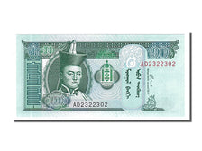 Geldschein, Mongolei, 10 Tugrik, 2002, UNZ