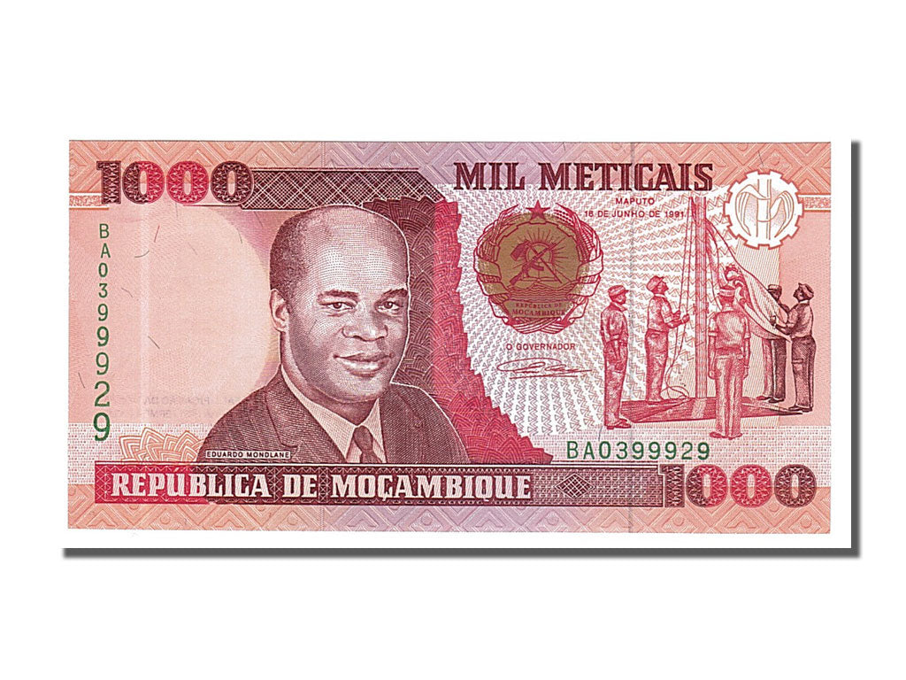 Banknote, Mozambique, 1000 Meticais, 1991, 1991-06-16, UNC(65-70)