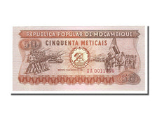 Biljet, Mozambique, 50 Meticais, 1980, 1980-06-16, NIEUW