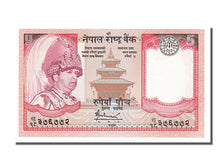 Geldschein, Nepal, 5 Rupees, 2005, UNZ
