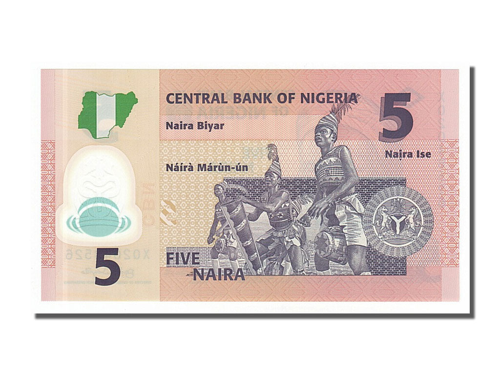 Banknote, Nigeria, 5 Naira, 2009, UNC(65-70)