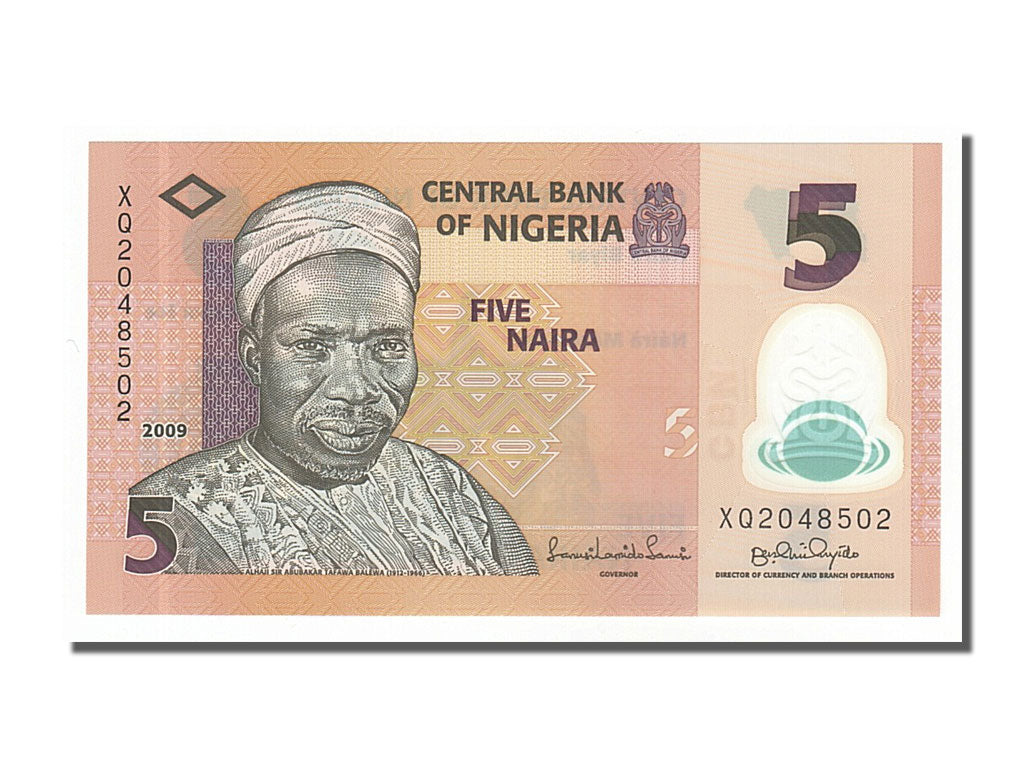 Banknote, Nigeria, 5 Naira, 2009, UNC(65-70)