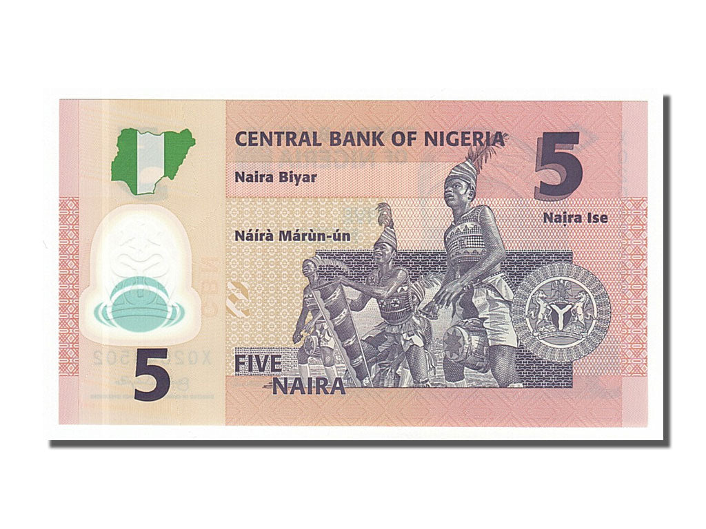 Banknote, Nigeria, 5 Naira, 2009, UNC(65-70)