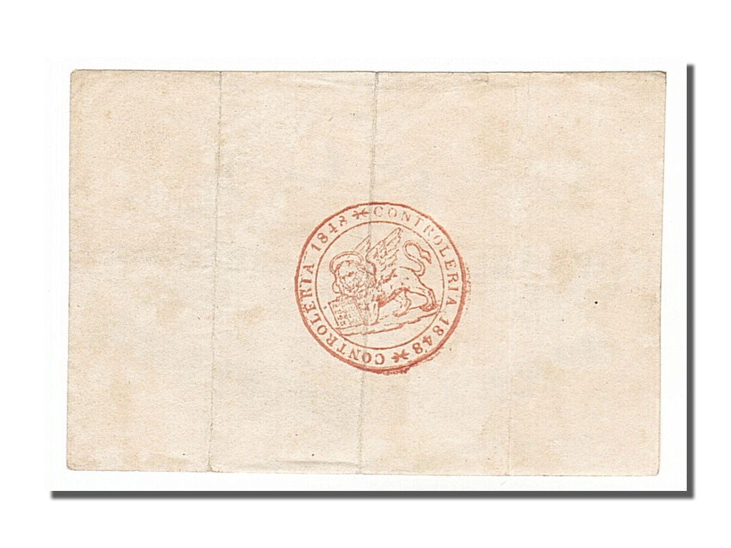 Geldschein, Italien Staaten, 3 Lire, 1848, SS+