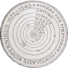 Niemcy - RFN, 5 Mark, 1973, Hamburg, Srebro, AU(50-53), KM:136