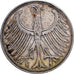 Bundesrepublik Deutschland, 5 Mark, 1951, Munich, Silber, S+, KM:112.1
