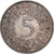 ALEMANHA - REPÚBLICA FEDERAL, 5 Mark, 1951, Munich, Prata, VF(30-35), KM:112.1