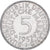 ALEMANHA - REPÚBLICA FEDERAL, 5 Mark, 1957, Hamburg, Prata, VF(30-35), KM:112.1