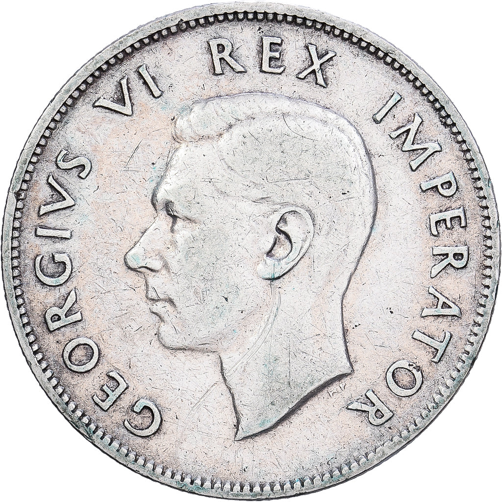 Gran Bretagna, George VI, 2 1/2 Shillings, 1943, Argento, MB, KM:856