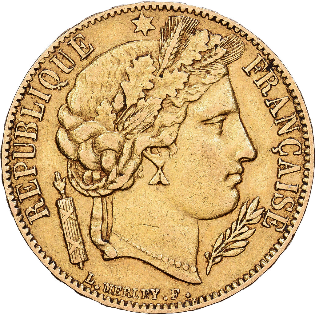 France, 20 Francs, Cérès, 1850, Paris, Gold, EF(40-45), KM:762