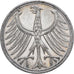 Federale Duitse Republiek, 5 Mark, 1951, Hamburg, Zilver, ZF, KM:112.1