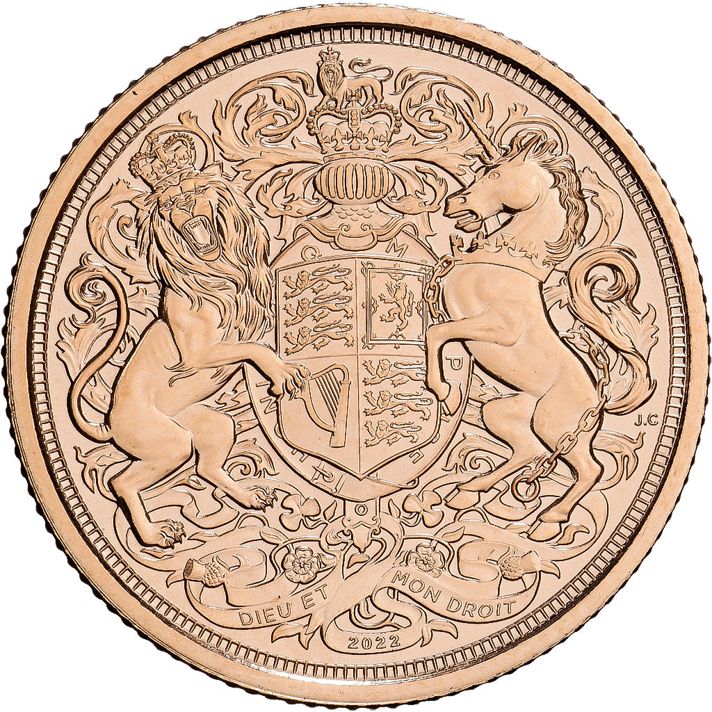 Groot Bretagne, Charles III, Sovereign, 2022, Goud, FDC
