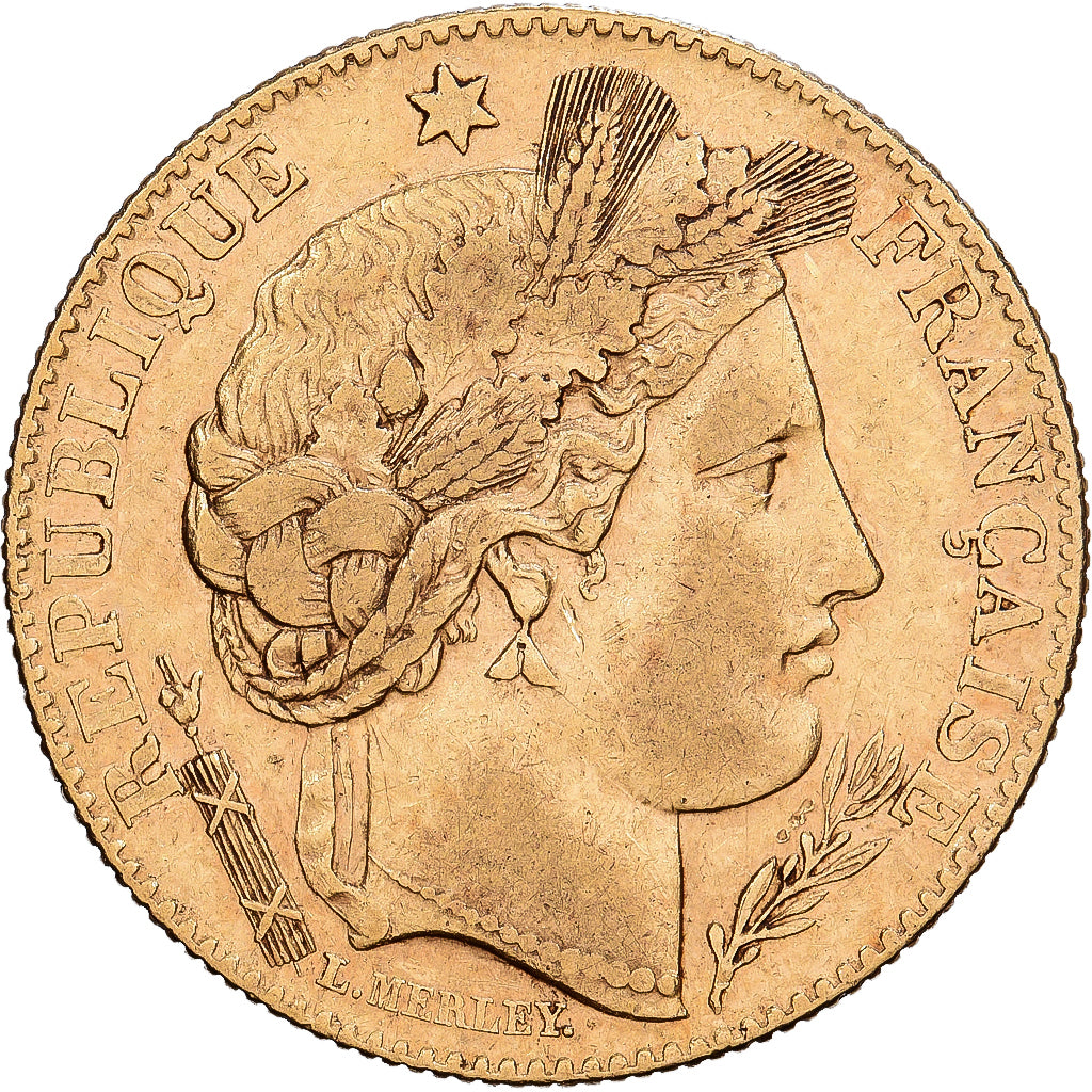 France, 10 Francs, Cérès, 1899, Paris, Gold, AU(50-53), KM:830