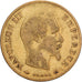 França, Napoleon III, 10 Francs, Napoléon III, 1860, Paris, Dourado