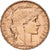 France, 20 Francs, Marianne, 1909, Gold, AU(50-53), KM:857