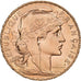 France, 20 Francs, Marianne, 1910, Gold, AU(55-58), KM:857