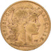 France, 10 Francs, Marianne, 1906, Paris, Gold, VF(30-35), KM:846