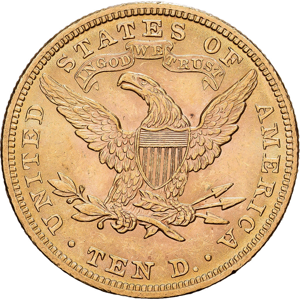 United States, $10, Eagle, Coronet Head, 1901, U.S. Mint, Gold, VF(30-35)