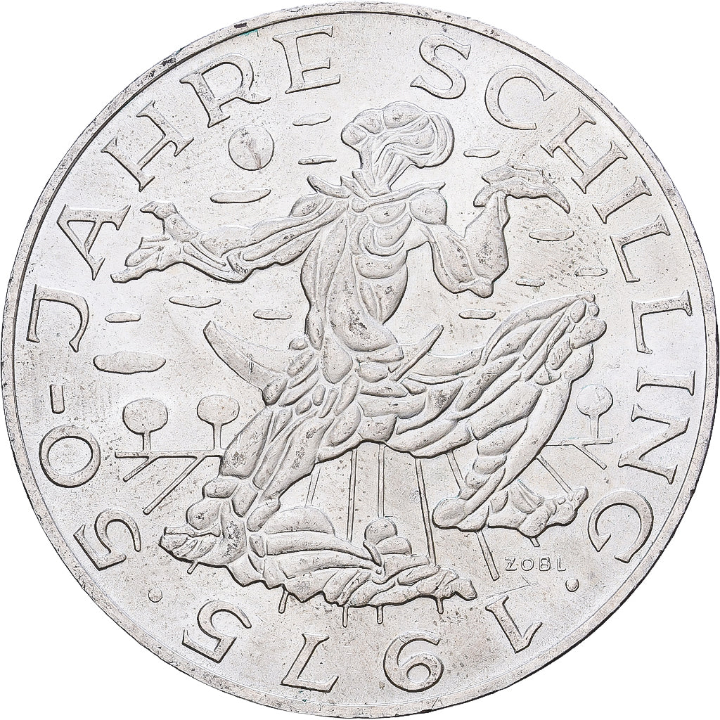 Austria, 100 Schilling, 1975, Plata, EBC, KM:2925