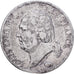 Francja, Louis XVIII, 5 Francs, Louis XVIII, 1823, Paris, Srebro, VF(30-35)