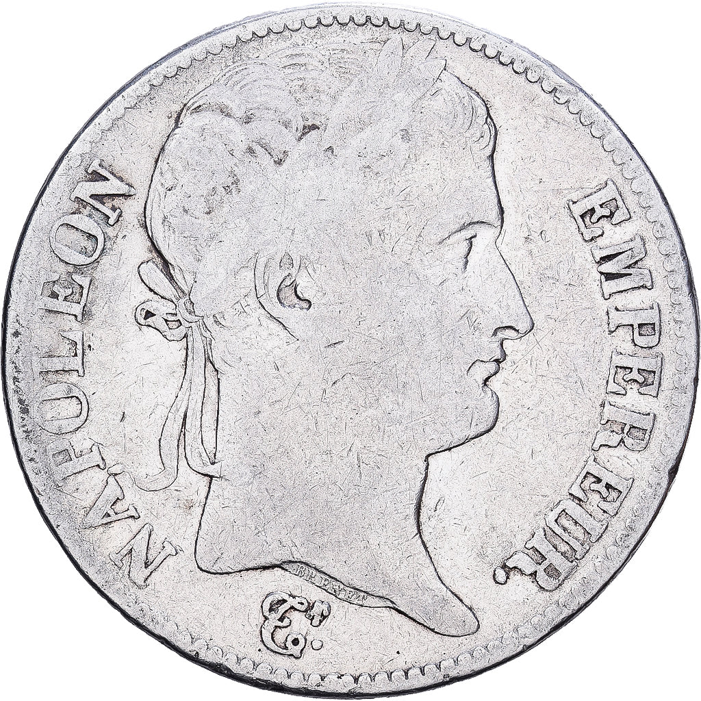 Frankrijk, 5 Francs, Napoléon I, 1812, Paris, Zilver, ZG+, KM:694.1