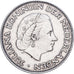 Pays-Bas, Juliana, 2-1/2 Gulden, 1959, Argent, TB+, KM:185