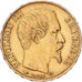 France, Napoléon III, 20 Francs, Napoléon III, 1858, Paris, Or, TTB, KM:781.1
