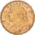 Svizzera, 20 Francs, 1915, Bern, Oro, SPL-, KM:35.1