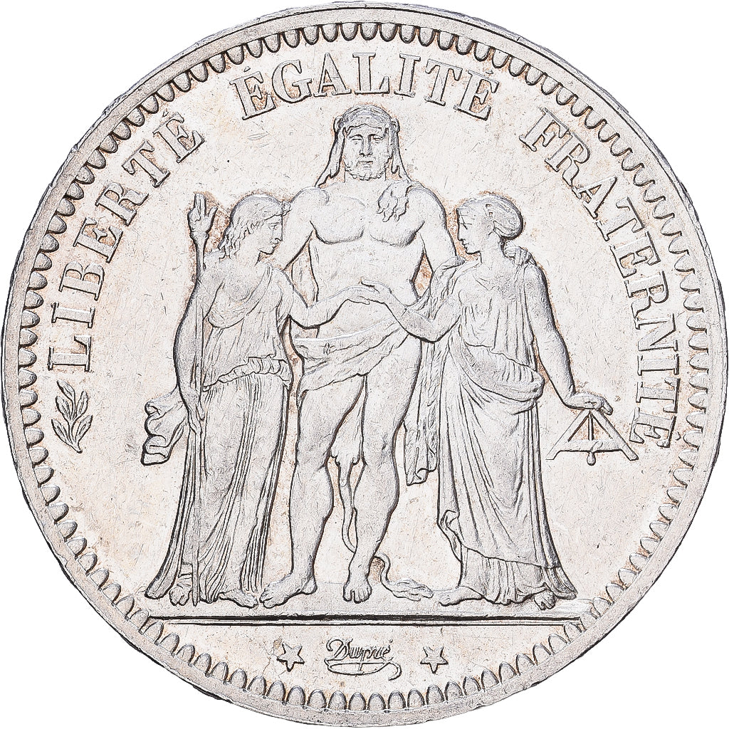 France, 5 Francs, Hercule, 1873, Paris, Silver, AU(55-58), KM:820.1