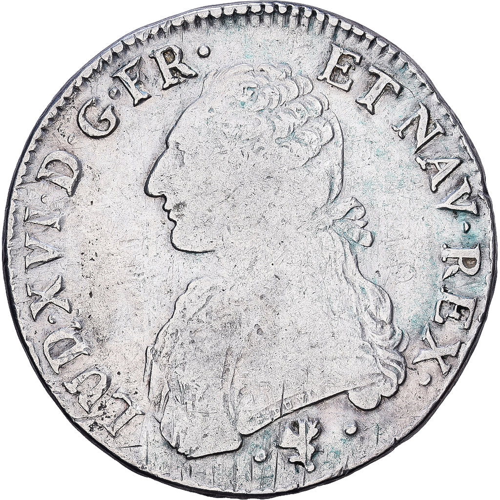 Frankreich, Louis XVI, Ecu, Écu aux branches d'olivier, 1784, Bayonne, Silber